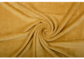 Cotton Jersey Corduroy Wide Rib Ocher