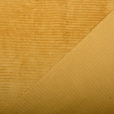 Katoenen Tricot  Corduroy Brede Rib Oker