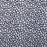 100% Cotton Printed Black White Grey