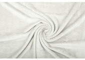Cotton Jersey Corduroy Wide Rib Creme