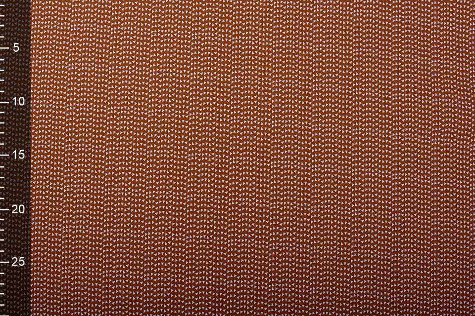 100% Cotton Triangle Rust Brique