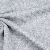 French Terry Sweatshirtstoff Hellgrau Melange