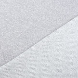 French Terry Sweatshirt Stof Licht Grijs Melange