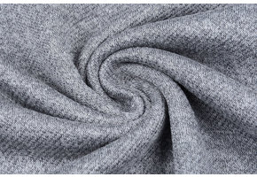 French Terry Sweatshirt Fabric Grey Melange