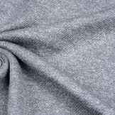 French Terry Sweatshirt Fabric Grey Melange