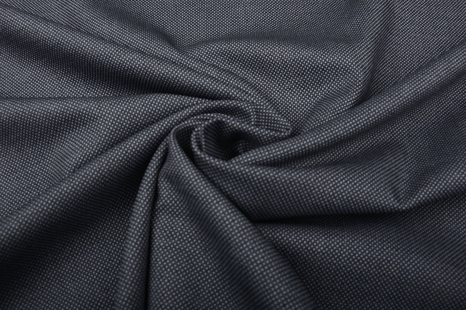 Viscose Polyester Donker Grijs