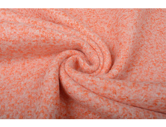 Knitted Woolen Fabric Lanoso Orange