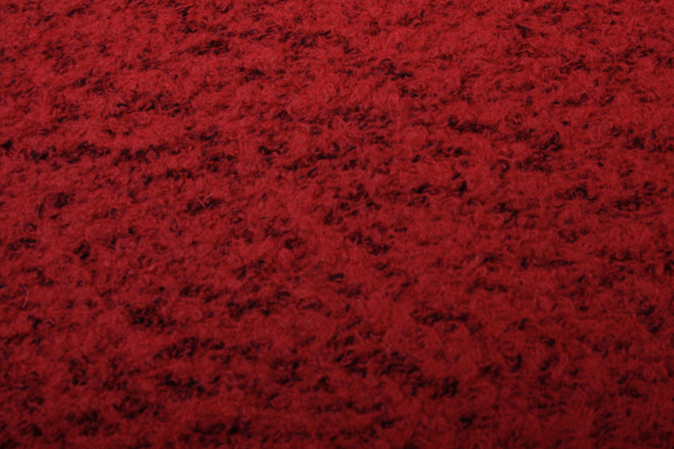 Knitted Woolen Fabric Lanoso Red Black