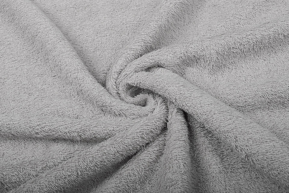 Terry Cloth Light Grey - YES Fabrics