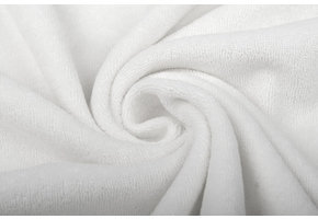 Stretch Terry Cloth White