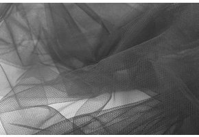 Bruids Tule Dark Grey