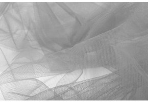 Bruids Tule Silver Grey