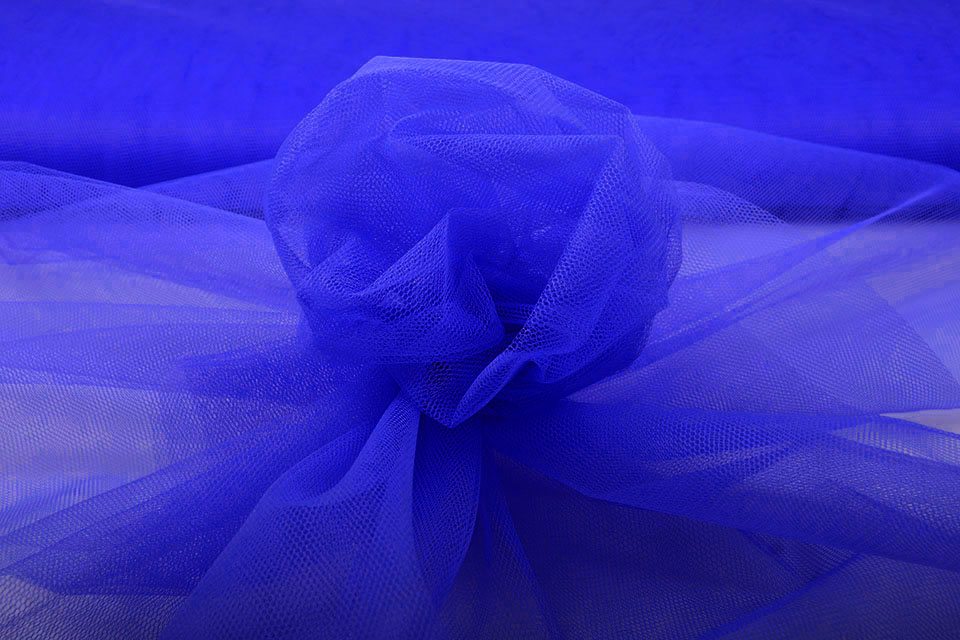 Royal Blue Tulle Fabric