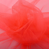 Tulle Fluorescent Red