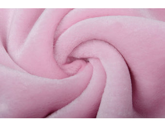 Karnevalsplüsch Hellrosa