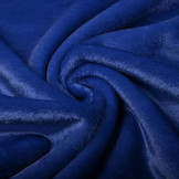 Karnevalsplüsch Königsblau