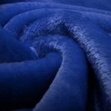 Karnevalsplüsch Königsblau