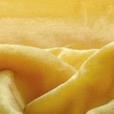 Karnevalsplüsch Zitronengelb