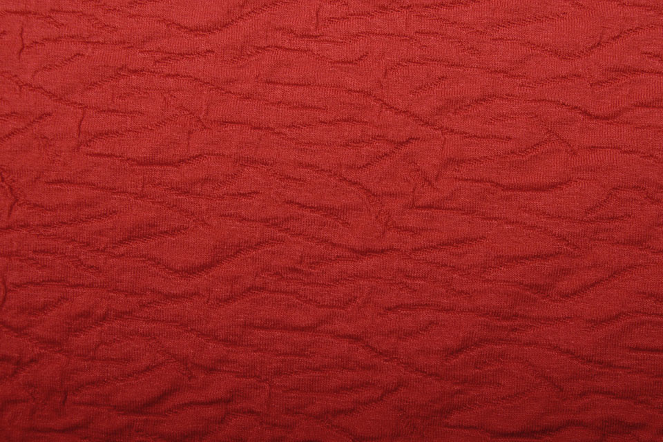 Jacquard Viscose Red