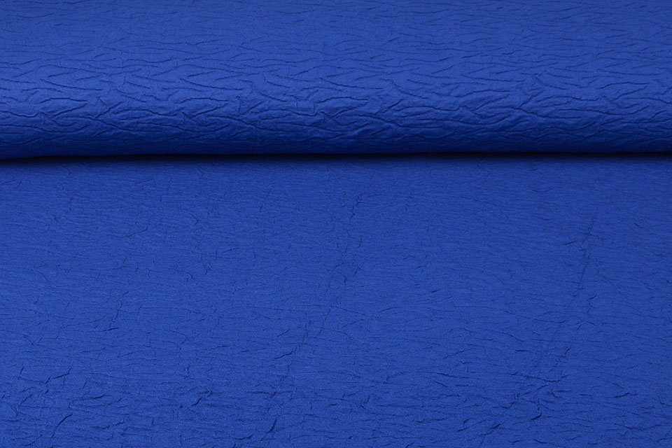 Jacquard Viskose Königsblau