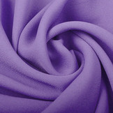 Crêpe Georgette Dunkel Flieder
