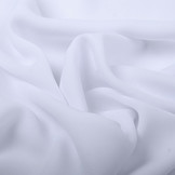 Crêpe Georgette  White
