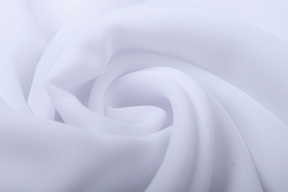 Crêpe Georgette  White