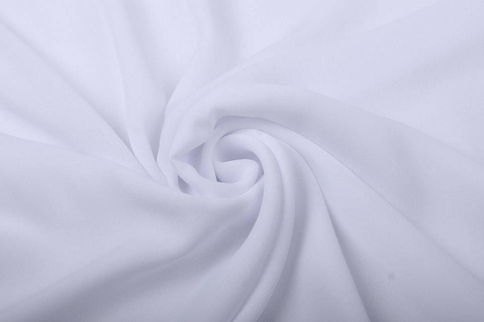 Crêpe Georgette  White