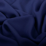 Crêpe Georgette Marineblau