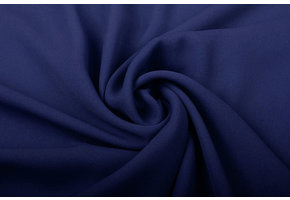 Crêpe Georgette Marineblau