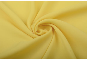 Crêpe Georgette Zitronengelb