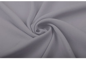 Crêpe Georgette Hellgrau