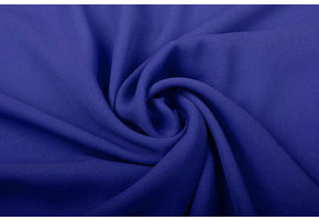 Crêpe Georgette Königsblau