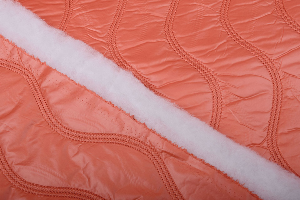 Quilted Jacketfabric Coral
