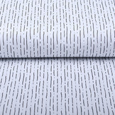 100% Baumwolle Gestreiftes Weiß Schwarz