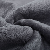 Karnevalsplüsch Dunkelgrau