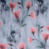 Scuba Crepe Hell Grau Mohn Altrosa