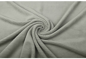 Cotton Jersey Corduroy Wide Rib Silver