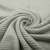 Katoenen Tricot Corduroy Brede Rib Zilver