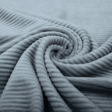 Katoenen Tricot Corduroy Brede Rib Grijs Blauw