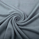 Katoenen Tricot Corduroy Brede Rib Grijs Blauw