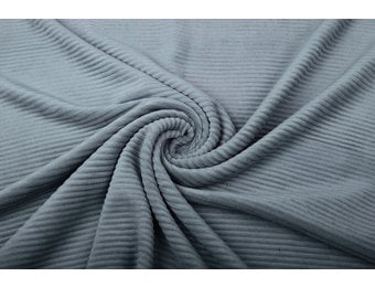 Wide Ribbed Jersey Fabric