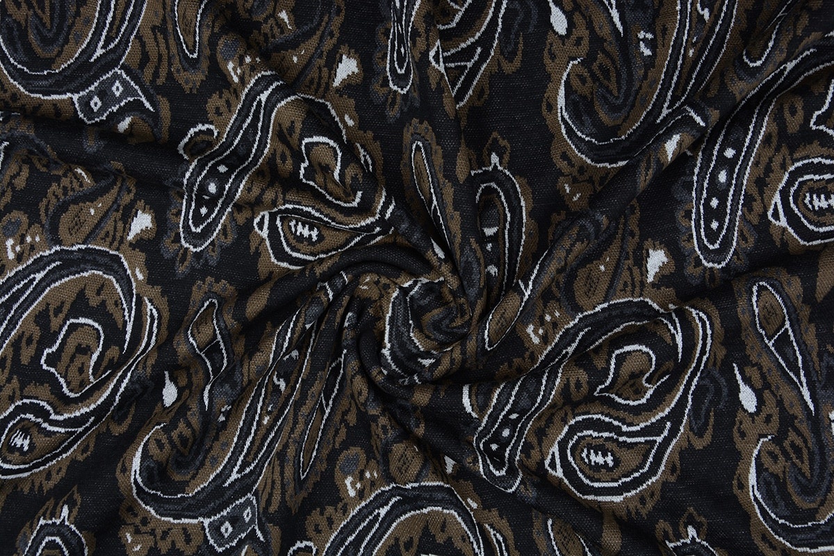 Jacquard Gestrickt Paisley