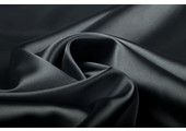 Stretch Satin Anthracite Grey