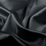 Stretch Satin Anthracite Grey