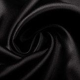 Stretch Satin Black