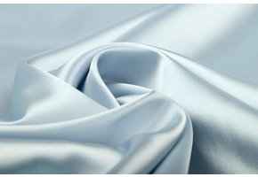 Stretch Satin Babyblau