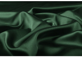 Stretch Satin Dark Green