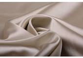 Stretch Satin Taupe