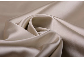 Stretch Satin Taupe